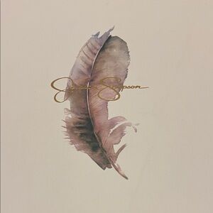 Jessica Simpson Feather Design in Gold and Brown